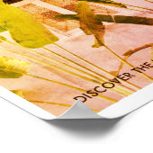 ヴィンテージ熱帯パナマ旅行ポスター ポスター (角)