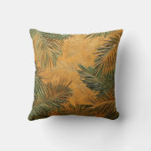 ヴィンテージ熱帯フローラの喜び クッション (裏面)