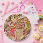 ヴィンテージ熱帯庭園 ペーパープレート (パーティー)