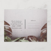 ヴィンテージ熱帯性チキの鳥のオウムが日曜保存 案内ポストカード (裏面)