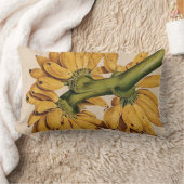 ヴィンテージ熱帯性バナナランバーピロー ランバークッション (ブランケット)