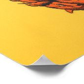 ヴィンテージ熱帯性パイナップル ポスター (角)