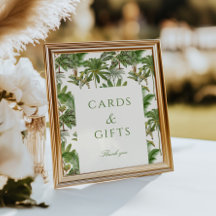 ヴィンテージ熱帯性パームツリーカード&ギフト