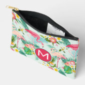 ヴィンテージ熱帯性花鳥 |モノグラム アクセサリーポーチ (見開き)