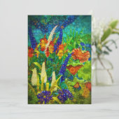 ヴィンテージ熱帯林風景風景 シーズンカード (スタンド正面)