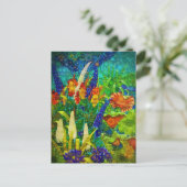 ヴィンテージ熱帯林風景風景 シーズンポストカード (スタンド正面)