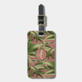 ヴィンテージ熱帯椰子 ラゲッジタグ (正面縦)