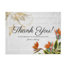 ヴィンテージ熱帯花ありがとう