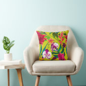 ヴィンテージ熱帯花装飾用クッション クッション (椅子)