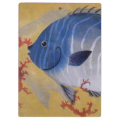 ヴィンテージ熱帯青魚サンゴ海の海生活 クリップボード (裏面)