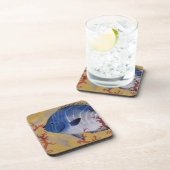 ヴィンテージ熱帯青魚サンゴ海の海生活 コースター (右側)