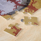 ヴィンテージ熱帯青魚サンゴ海の海生活 ジグソーパズル (側面)