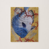 ヴィンテージ熱帯青魚サンゴ海の海生活 ジグソーパズル (縦)