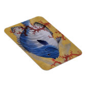 ヴィンテージ熱帯青魚サンゴ海の海生活 マグネット (右側)