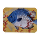 ヴィンテージ熱帯青魚サンゴ海の海生活 マグネット (横)