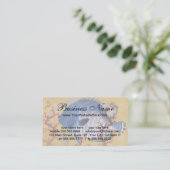 ヴィンテージ熱帯青魚サンゴ海の海生活 名刺 (スタンド正面)