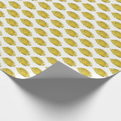 ヴィンテージ熱帯魚スケッチ黄 ラッピングペーパー (角)