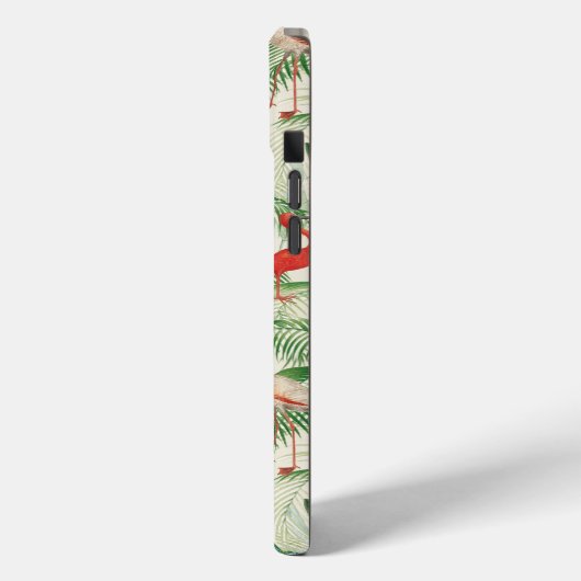 ヴィンテージ熱帯鳥とヤシ離れ類 Case-Mate iPhoneケース (裏面 / 左)