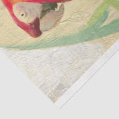 ヴィンテージ熱帯鳥のテクスチ素朴ャの分離 薄葉紙 (詳細)