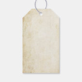 ヴィンテージ熱気球のコレク結婚ション ギフトタグ (裏面)