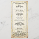 ヴィンテージ熱気球のコレク結婚ション プログラム (裏面)