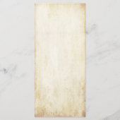 ヴィンテージ熱気球のコレク結婚ション メニュー (裏面)