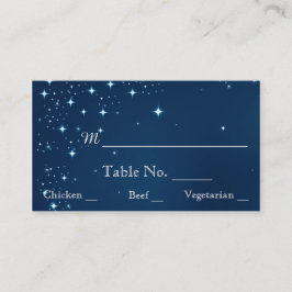 ヴィンテージ熱気球の夜結婚座席表 プレイスカード