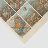 ヴィンテージ熱気球パターンの切り離し 薄葉紙 (詳細)