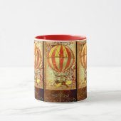 ヴィンテージ熱気球ビクトリアン マグカップ (中央)