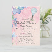 ヴィンテージ熱気球ブライダルシャワー招待 招待状 (スタンド正面)