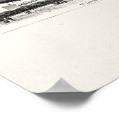 ヴィンテージ熱気球レトロボート古い気球 ポスター (角)