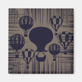 ヴィンテージ熱気球動揺してグランジ マグネット (正面)