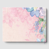 ヴィンテージ熱気球結婚の ゲストブック (裏面)