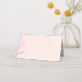 ヴィンテージ熱気球結婚の プレイスカード (裏面)