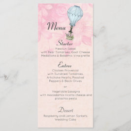 ヴィンテージ熱気球結婚の メニュー