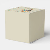 ヴィンテージ熱気球結婚式の引き出物箱 フェイバーボックス (裏面サイド)