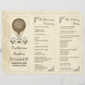 ヴィンテージ熱気球結婚式 (正面/裏面)