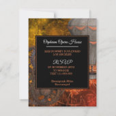 ヴィンテージ熱気球誕生日招待状 招待状 (裏面)