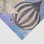 ヴィンテージ熱気球飛行機旅行 薄葉紙 (詳細)