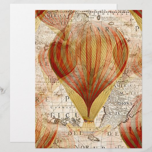 ヴィンテージ熱気球 (正面/裏面)