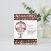 ヴィンテージ熱気球50th誕生日パーティー ポストカード (スタンド正面)