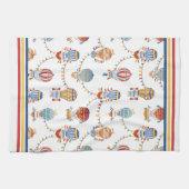 ヴィンテージ熱気球 キッチンタオル (横)