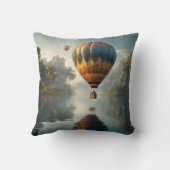 ヴィンテージ熱気球 クッション (裏面)