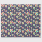 ヴィンテージ熱気球 ラッピングペーパー (フラット)