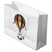 ヴィンテージ熱気球 ラージペーパーバッグ (正面アングル)