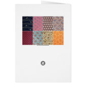 ヴィンテージ熱狂するキルトハッピーバースデー (裏面)