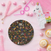 ヴィンテージ熱狂するキルト ペーパープレート (パーティー)