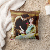 ヴィンテージ熱狂愛好家バレンタイン枕 クッション (ブランケット)