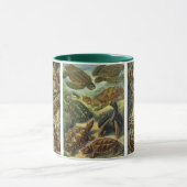 ヴィンテージ爬虫類と両生類by Ernst Haeckel マグカップ (中央)