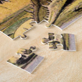 ヴィンテージ爬虫類イラストレーションバイアドルフェミロ ジグソーパズル (側面)